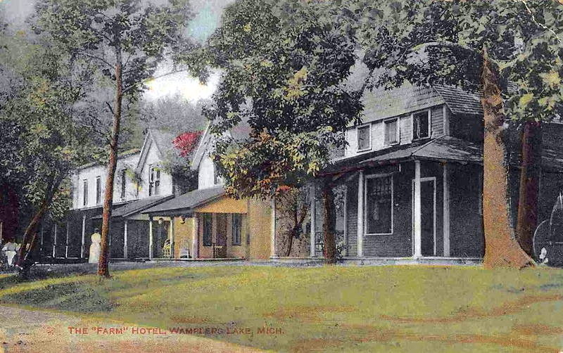 Farm Hotel - Vintage Postcard (newer photo)